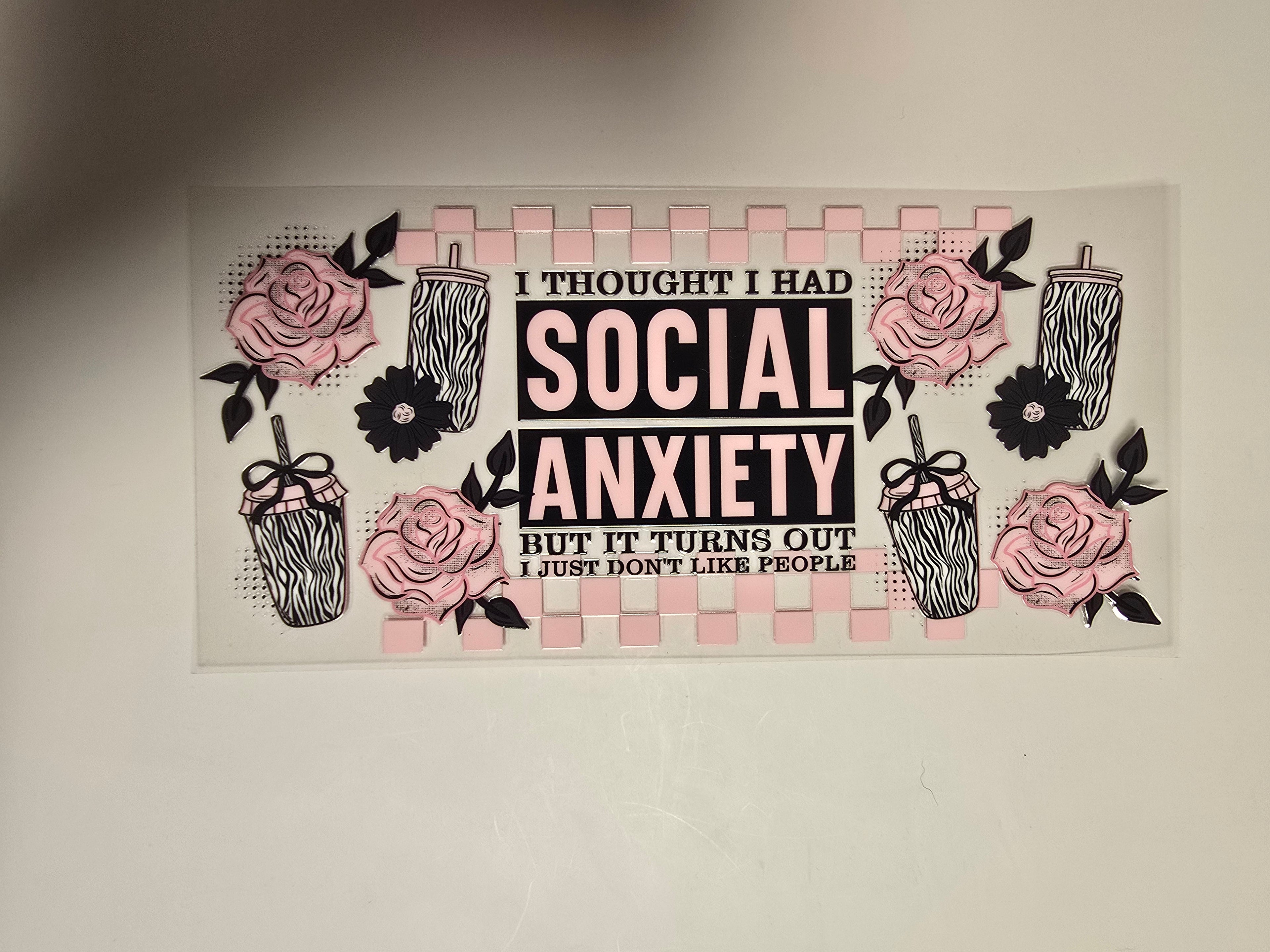 Social Anxiety 16oz wrap