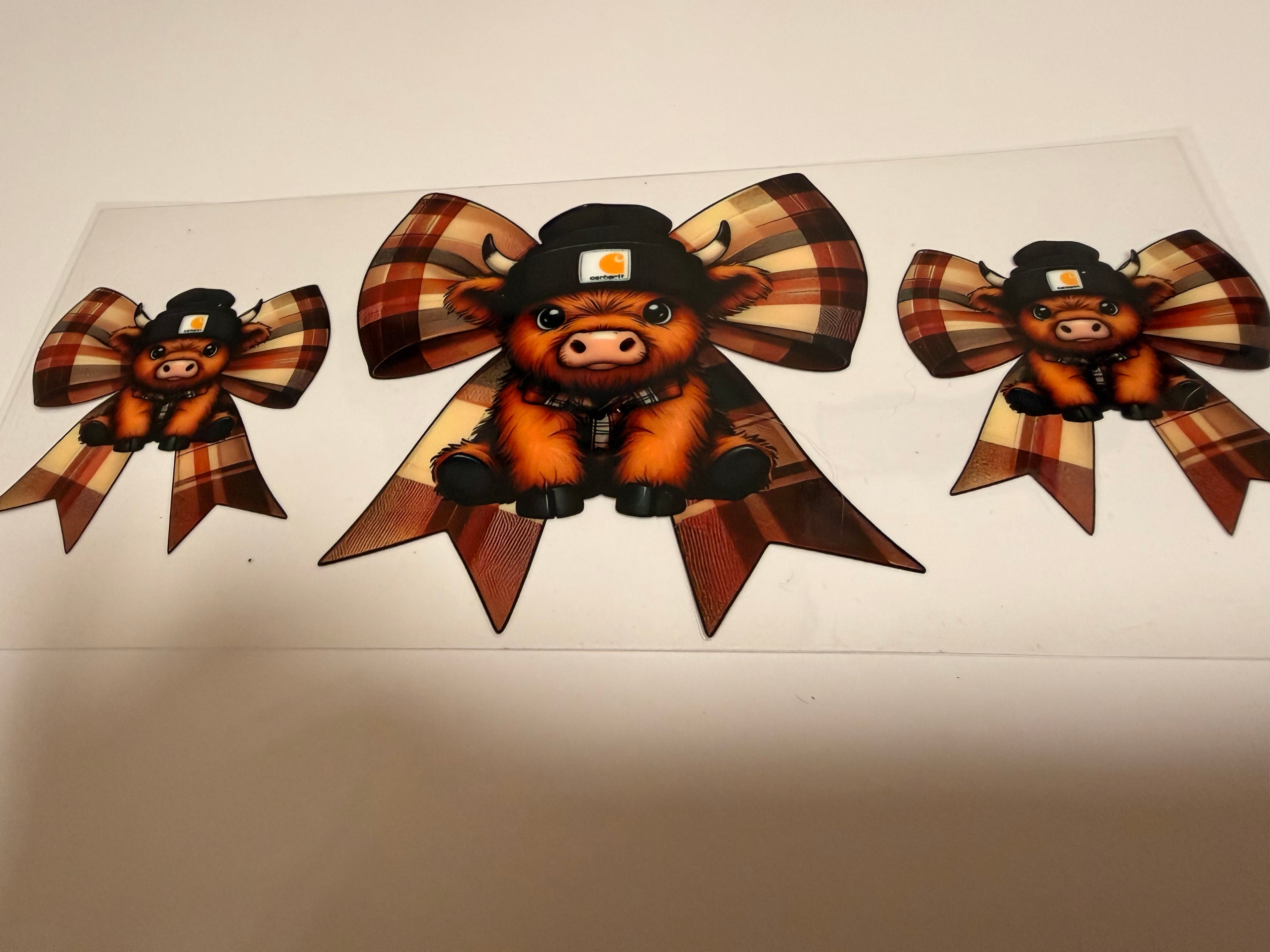 Highland Cow 16oz Wrap