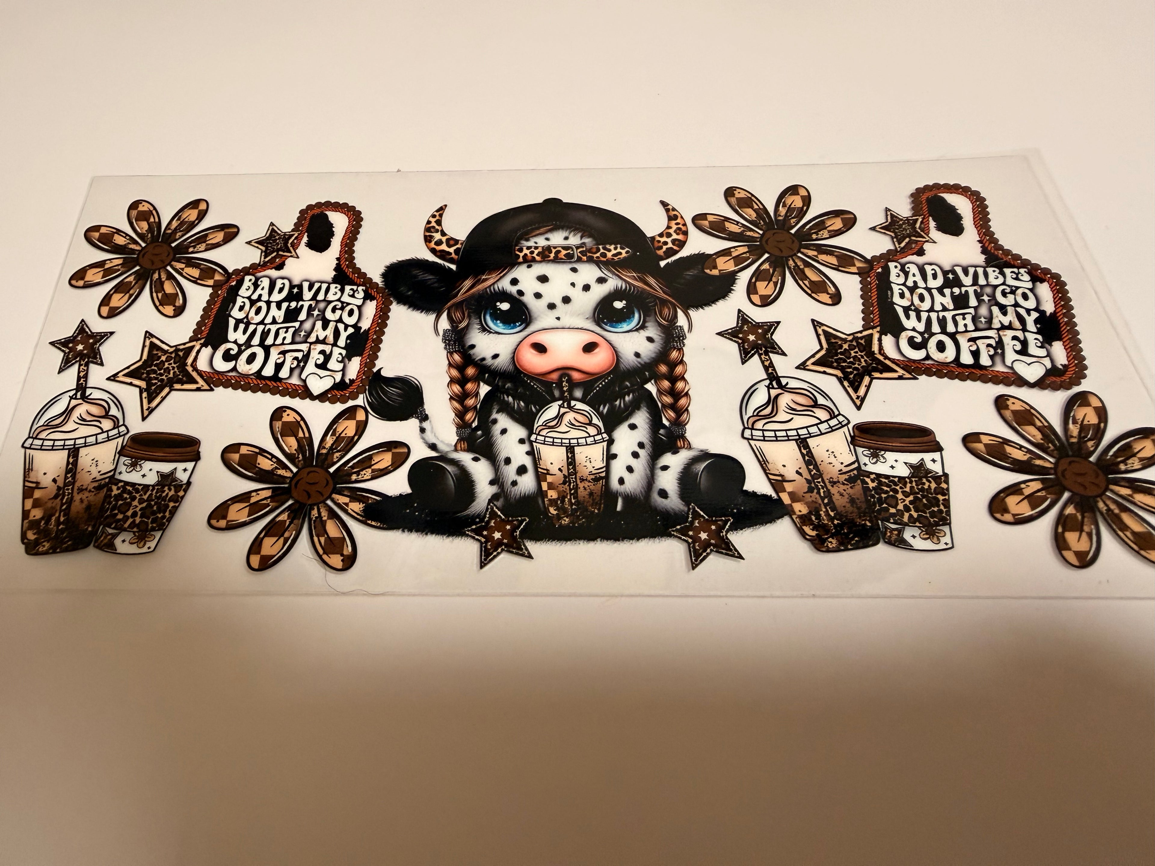 Highland Cow 16oz Wrap