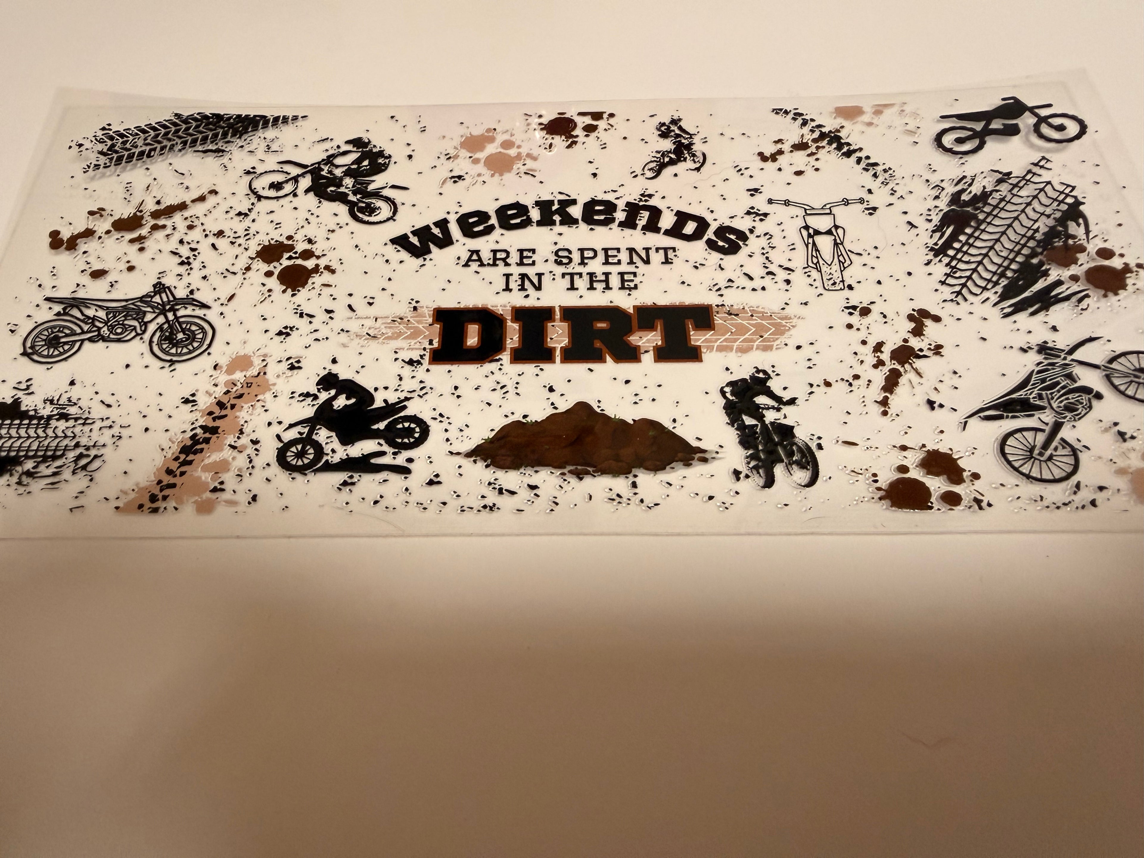 Dirt Bike 16oz wrap