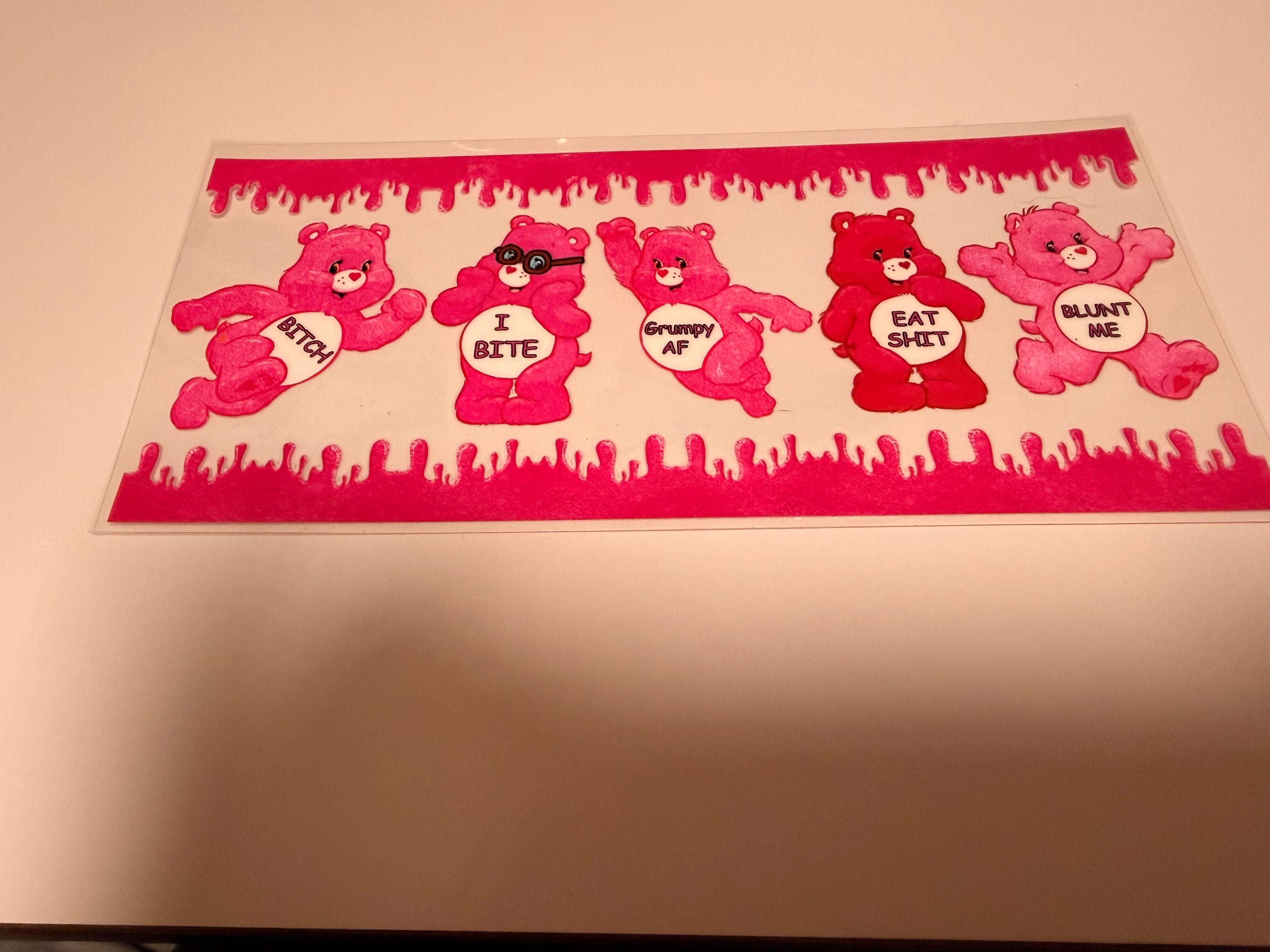 Sassy Care Bear 16oz wrap