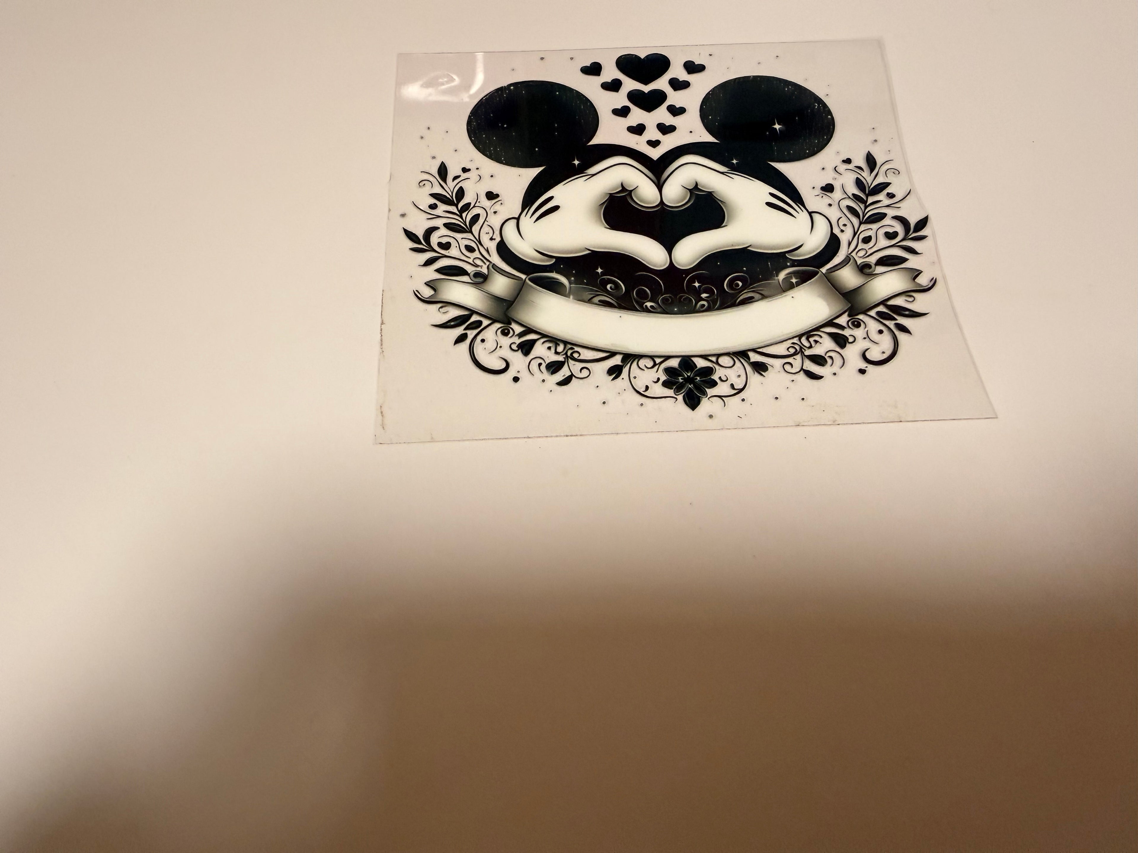 Mickey Heart Decal