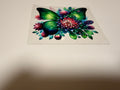 Green Butterfly Decal