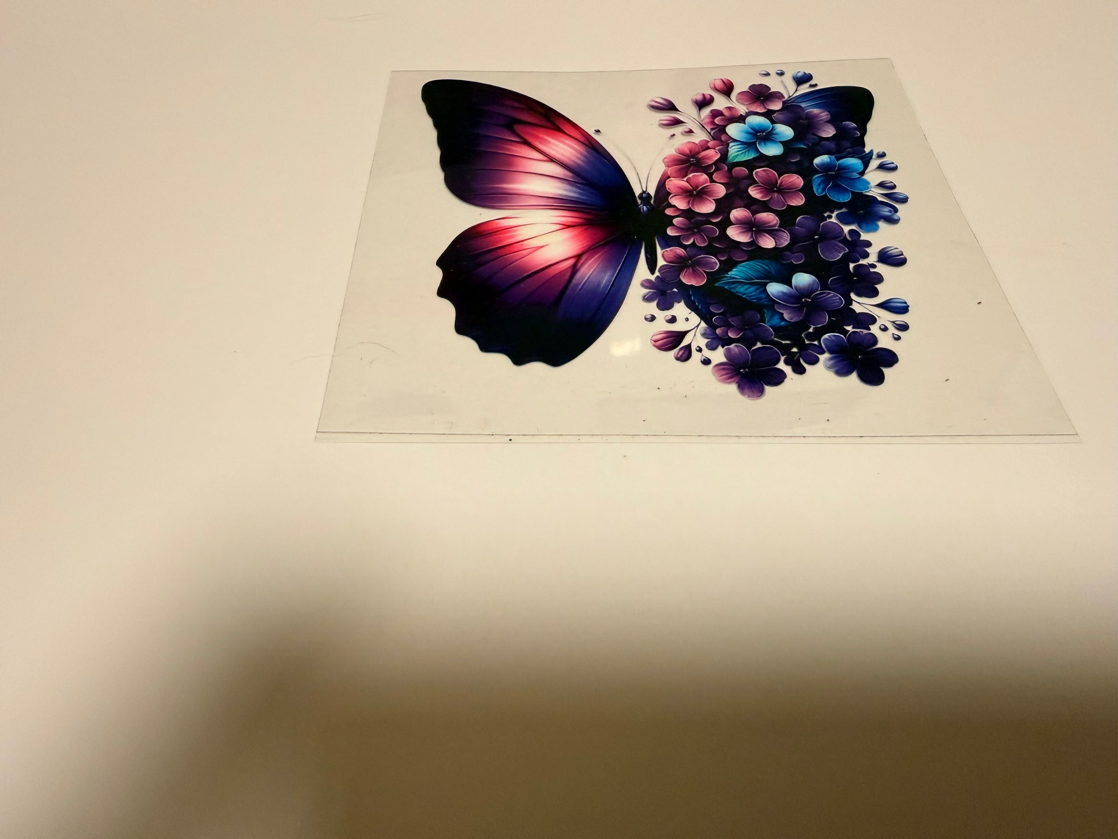 Purple Butterflies  Decal