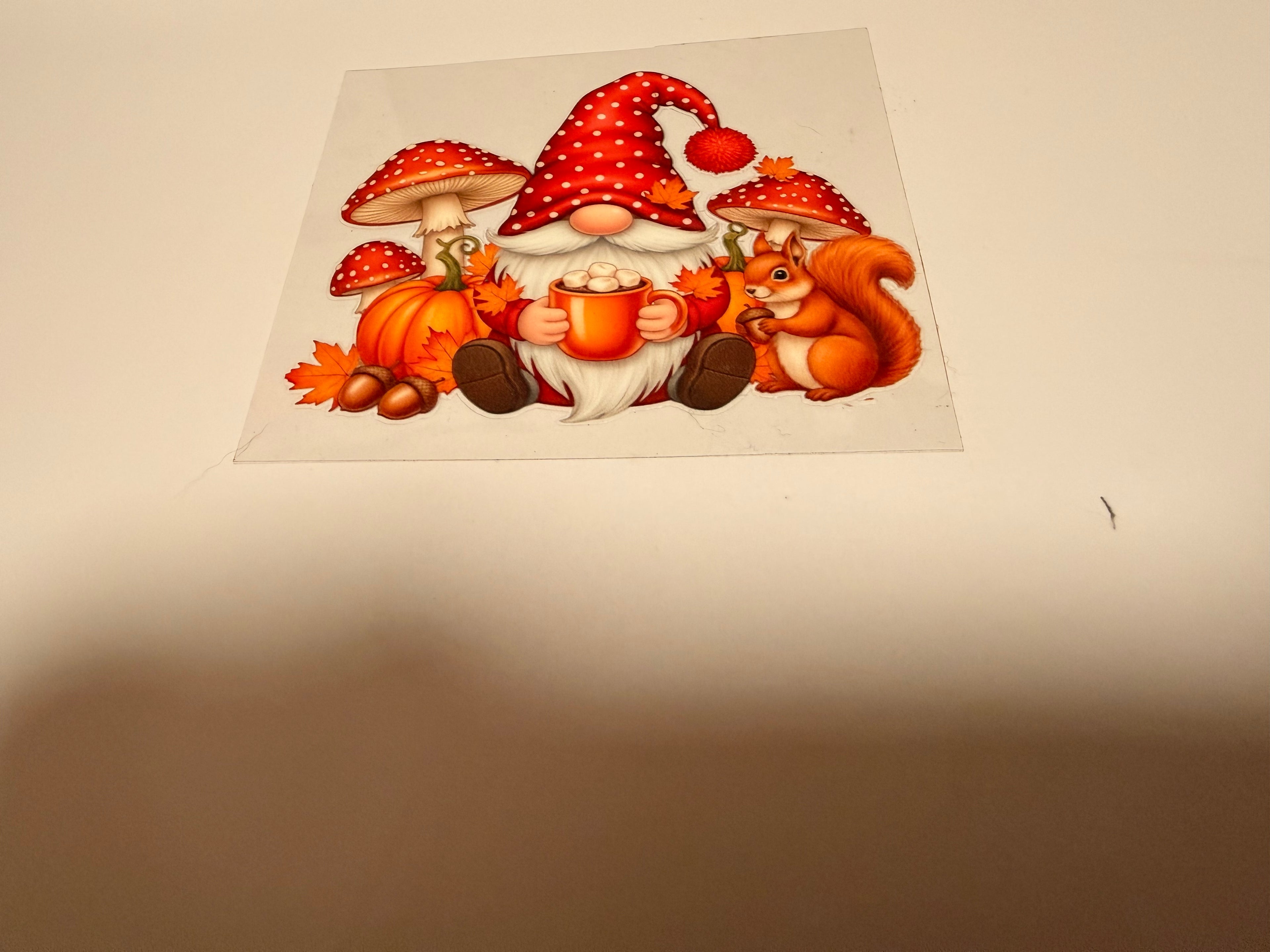 Fall Gnome Decal