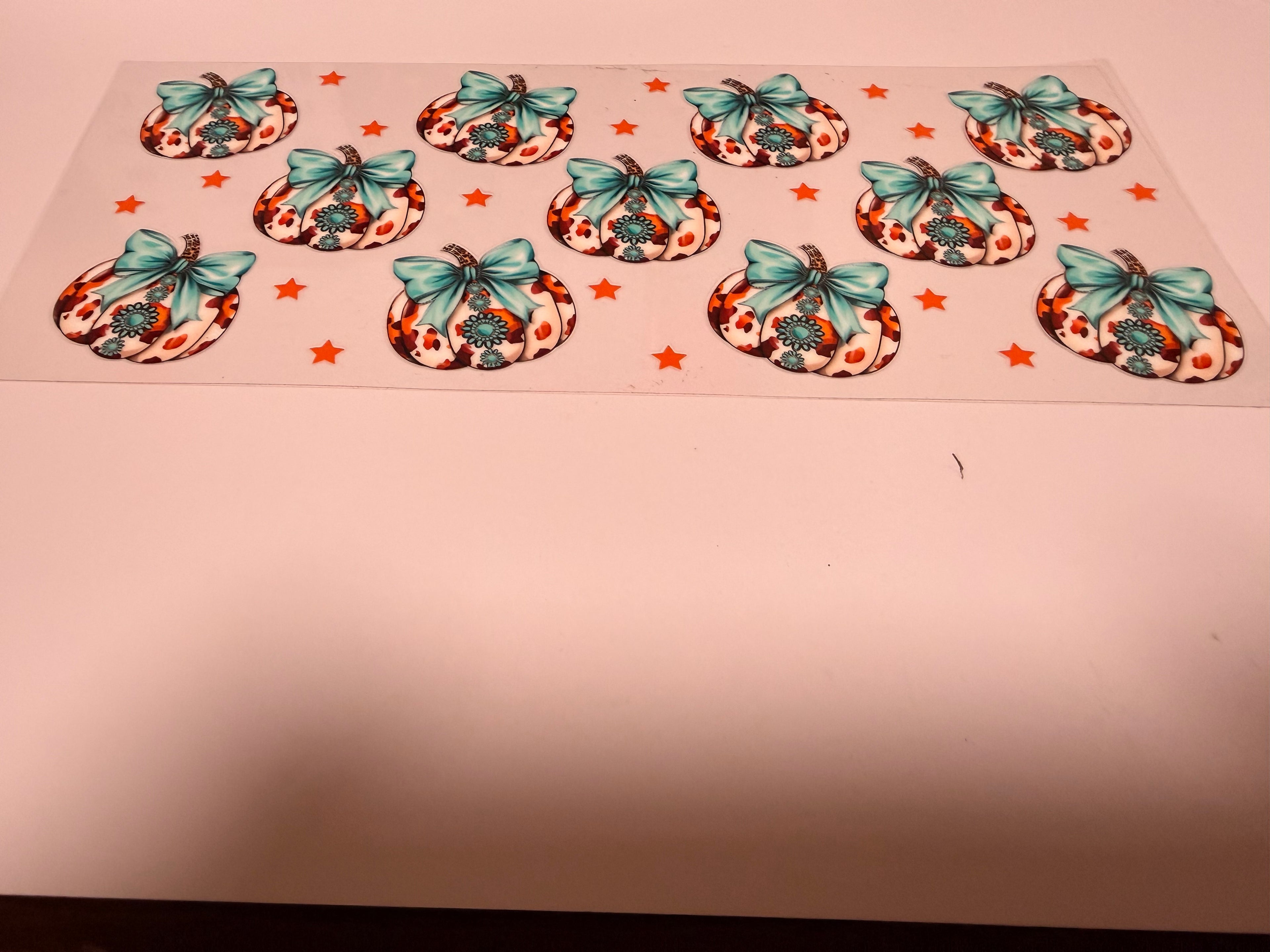 Teal Pumpkins 16oz wrap