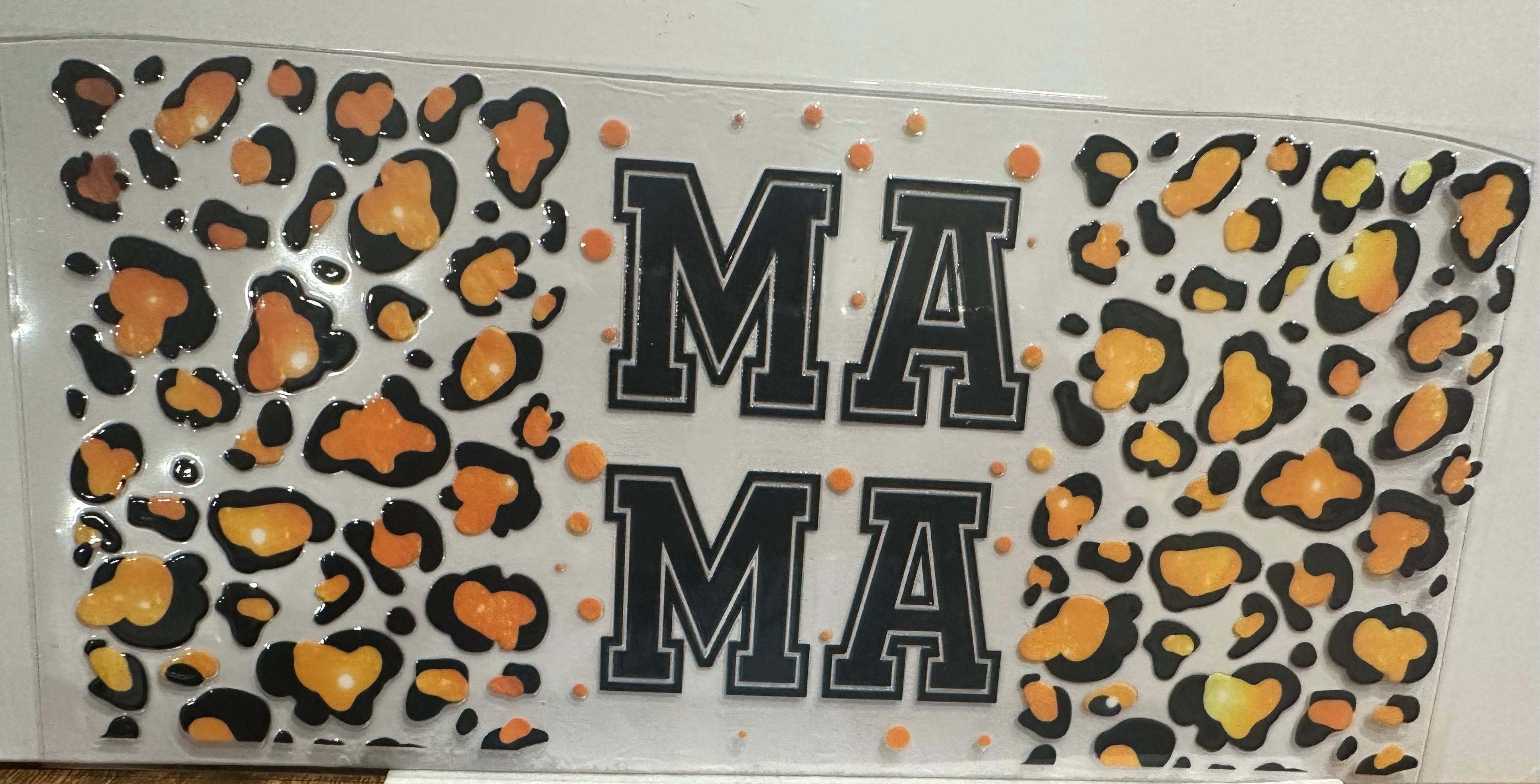 MAMA with Cheetah Print 16oz Wrap