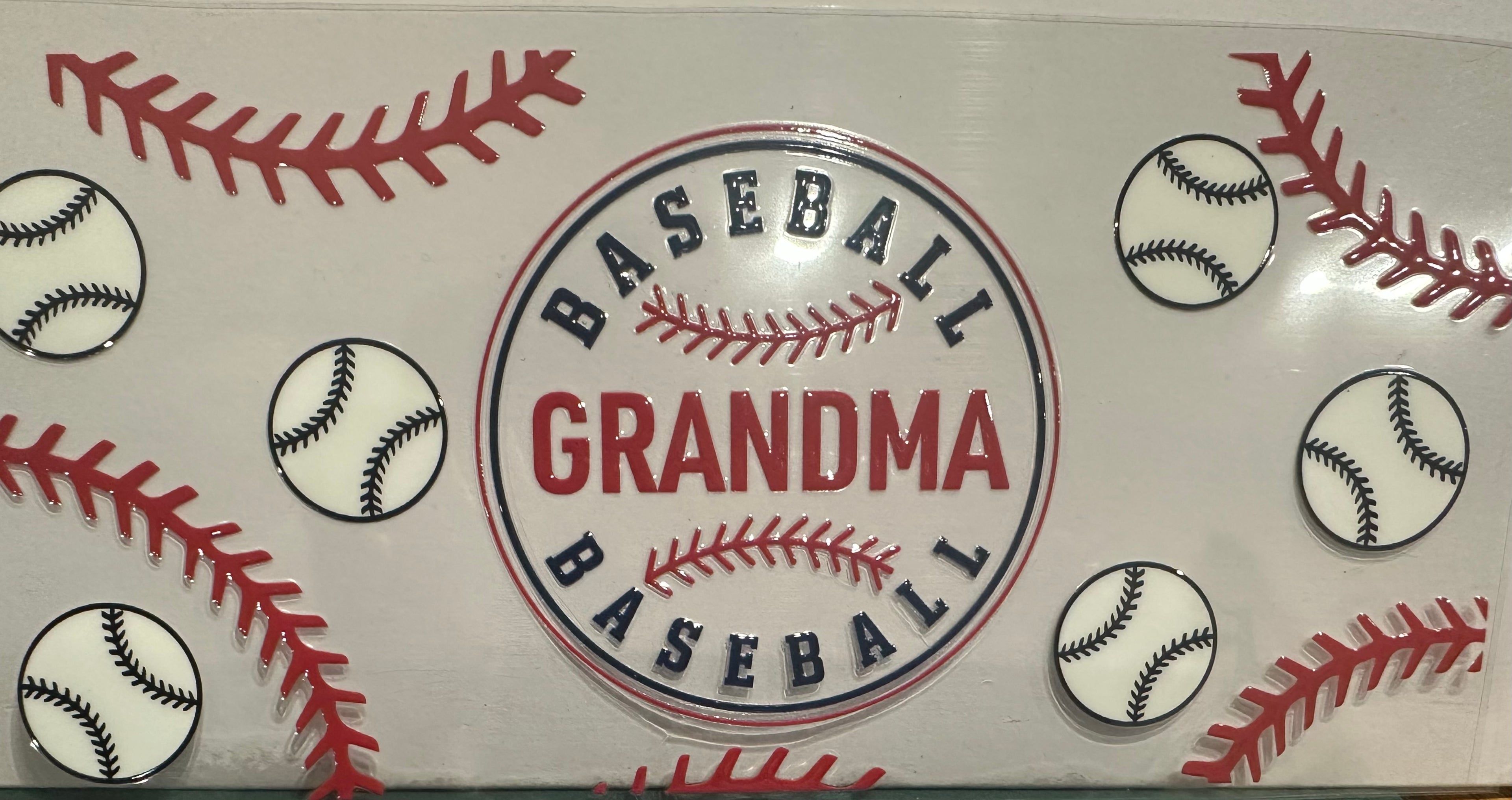 BaseBall Grandma 16oz Wrap