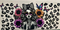 Cheetah Print & Sunflowers 16oz Wrap