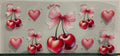 Cherries & Bows 16oz Wrap