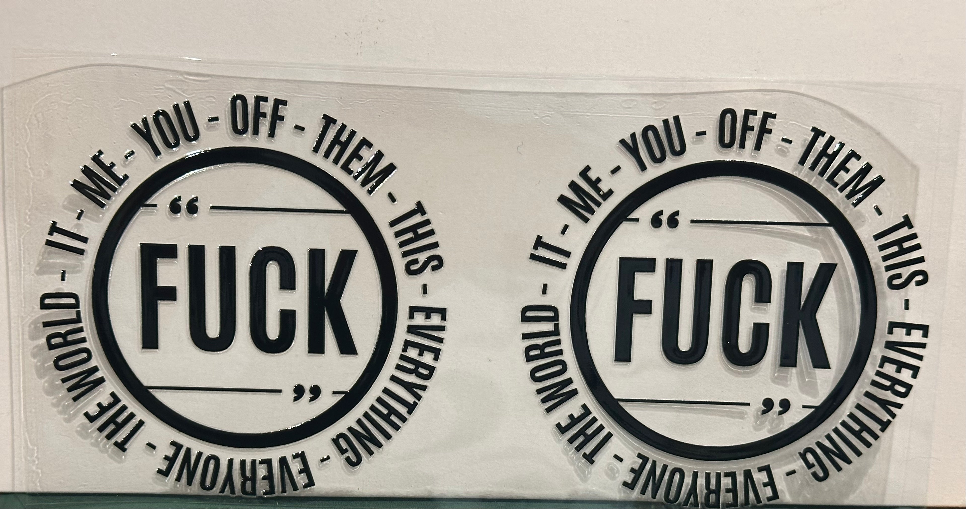 Sarcastic 16 oz Wrap