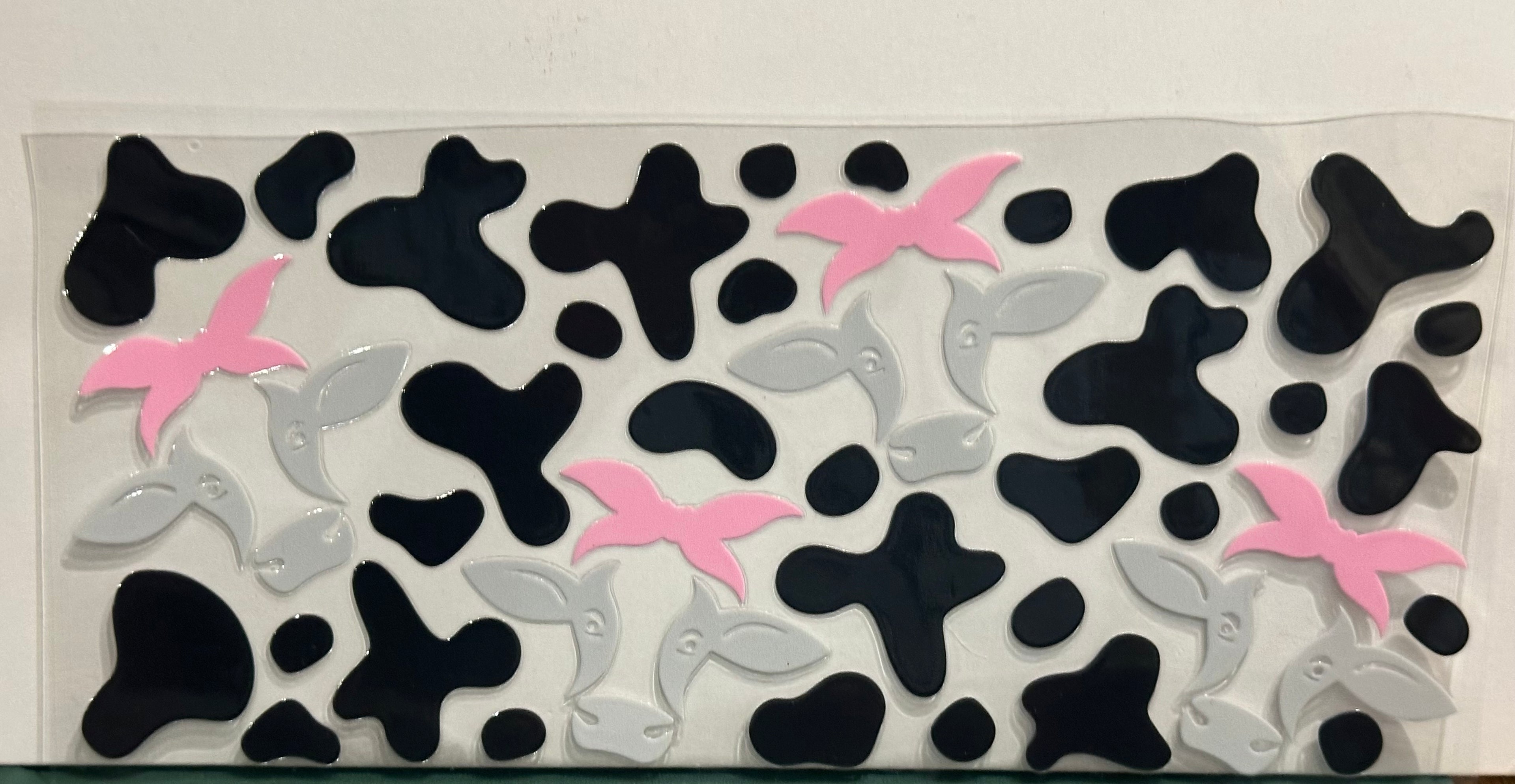 Cow Faces with Cow Print 16oz Wrap