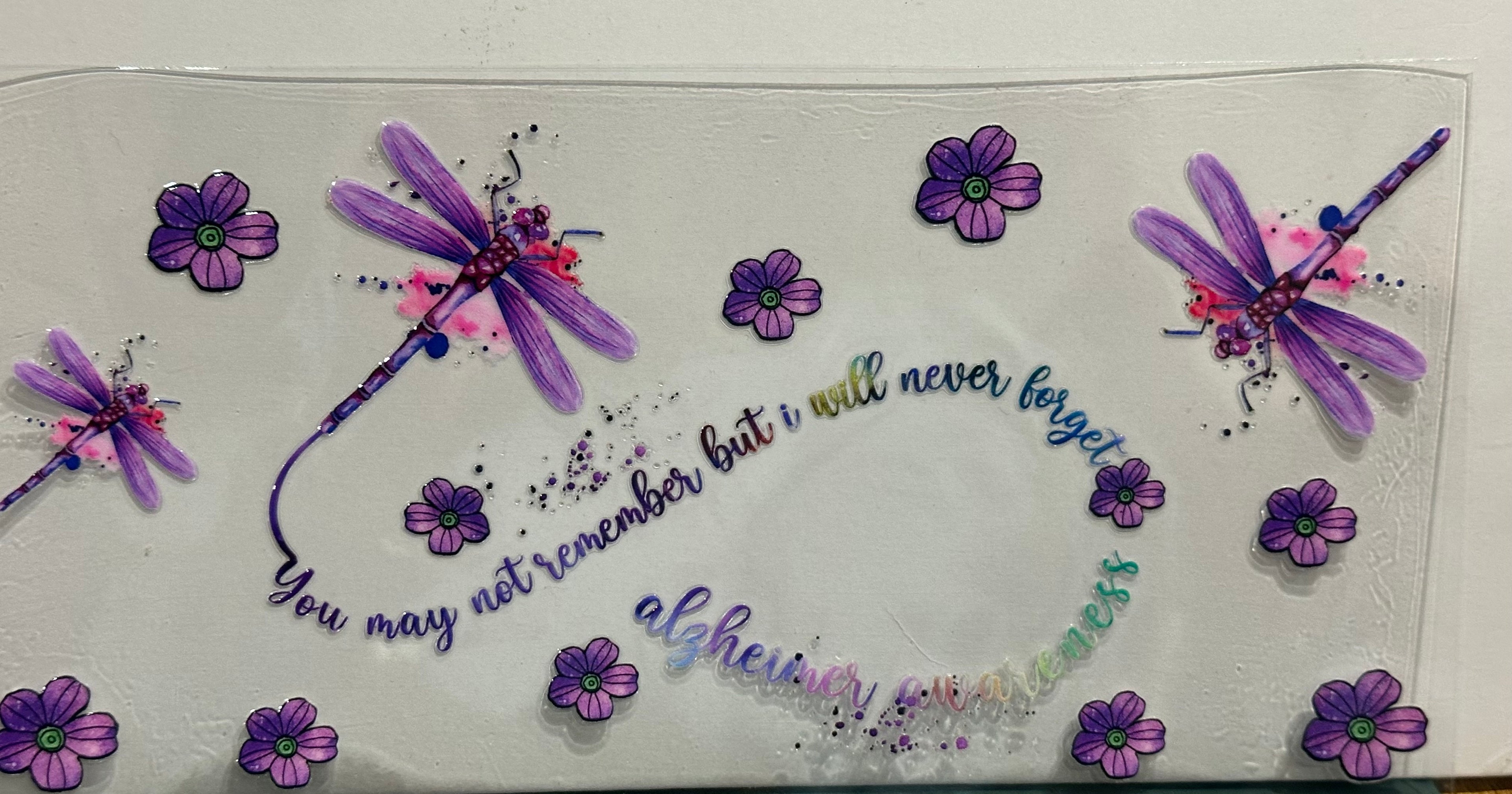 Alzheimer Awareness 16oz Wrap