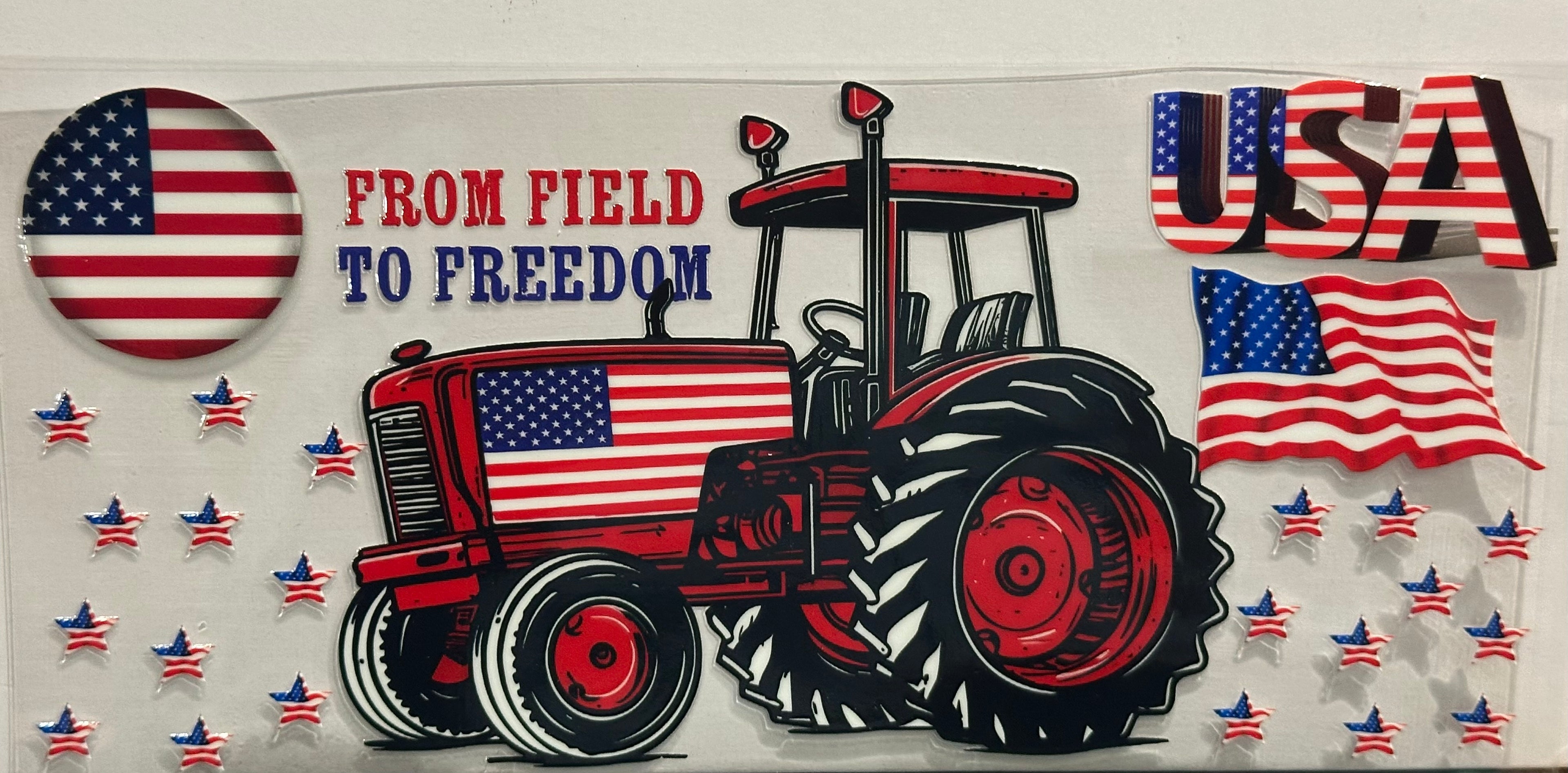 Merica Tractor 16oz Wrap