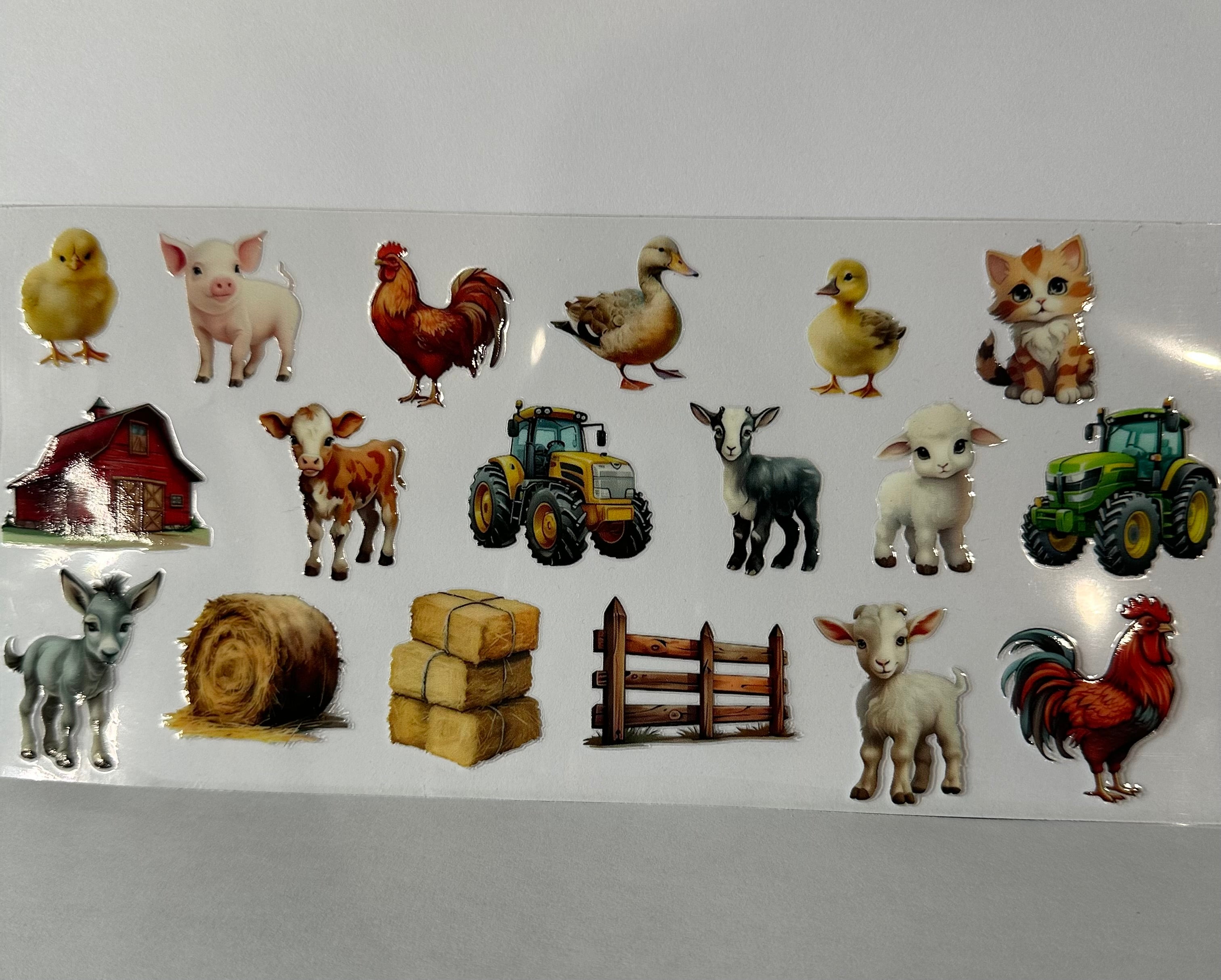 Farm Animals 16 oz Wraps