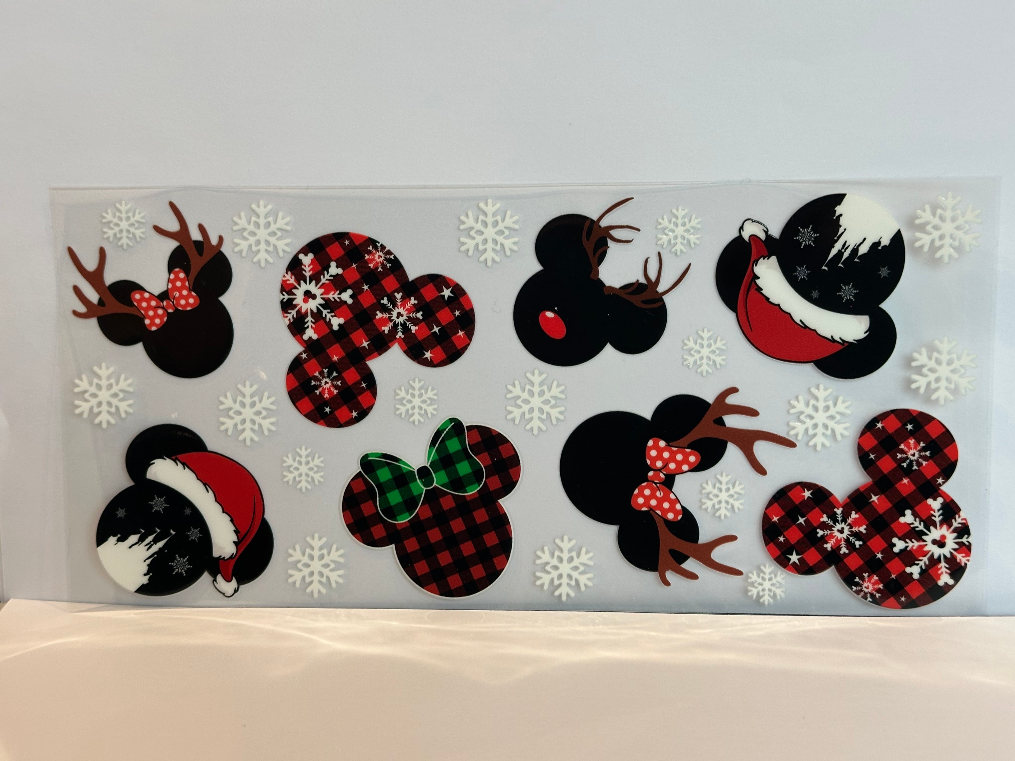 Mickey Christmas 16oz Wraps