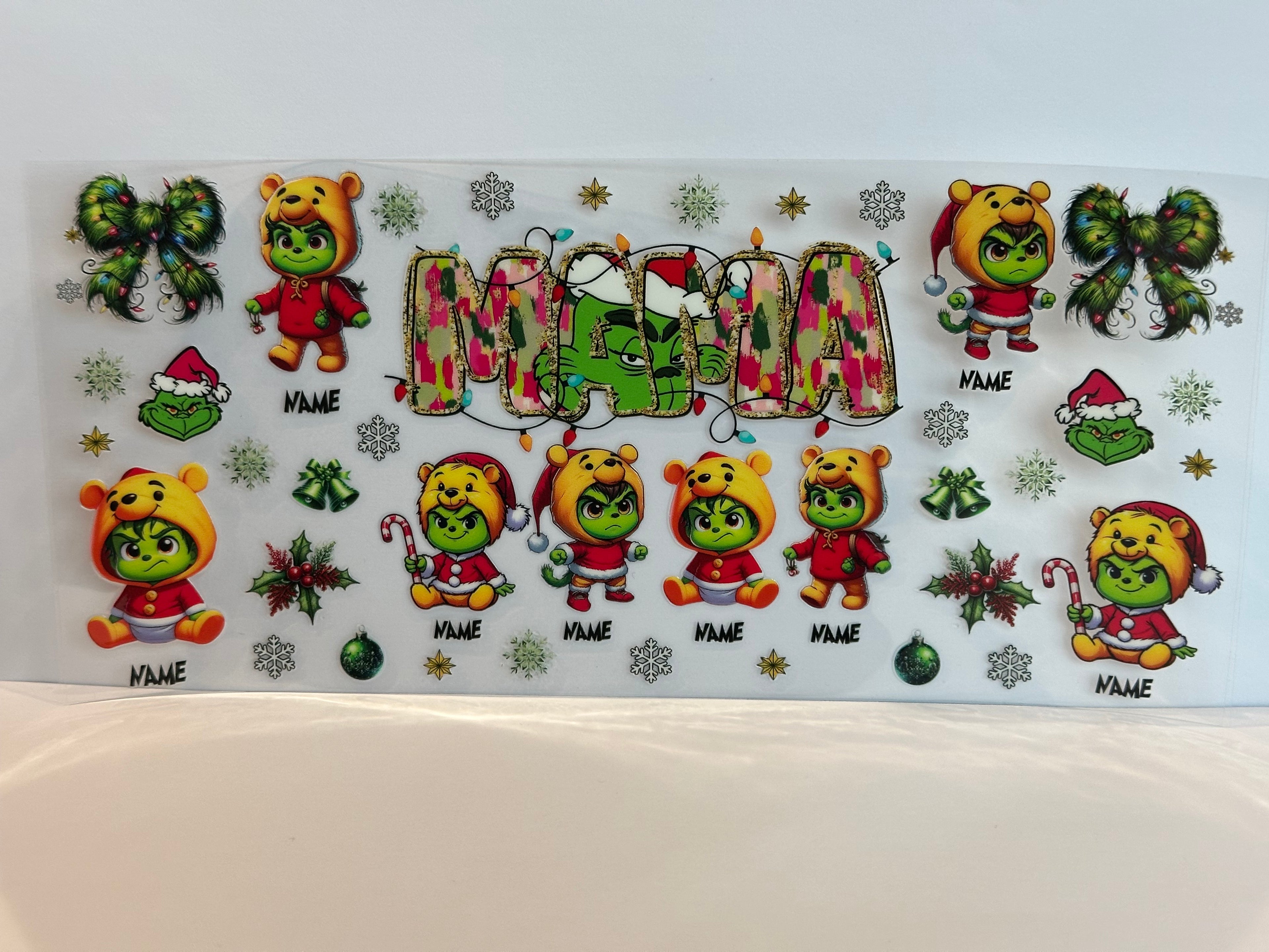 Mama Christmas 16 oz Wrap