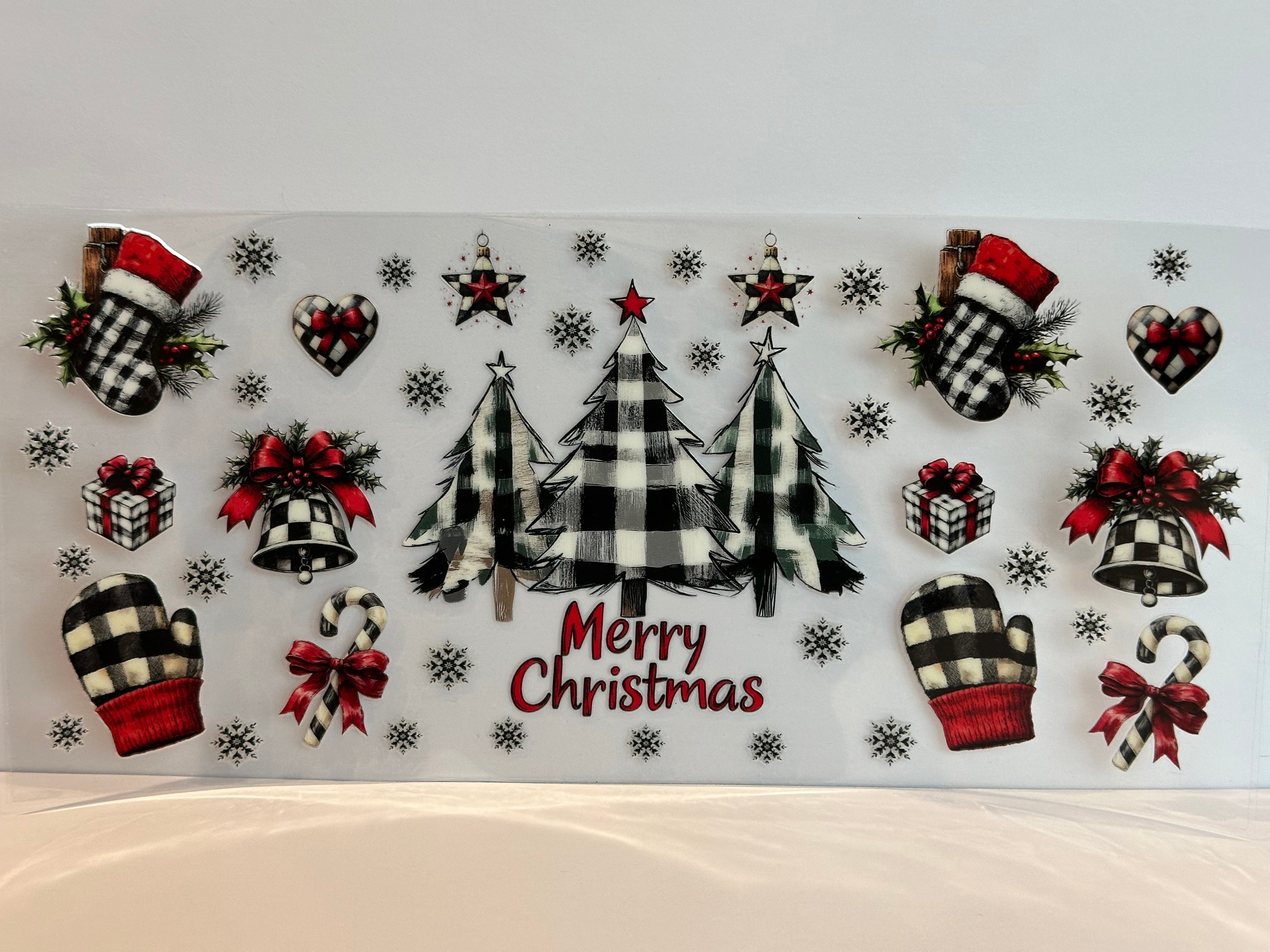 Tree Christmas 16 oz Wrap