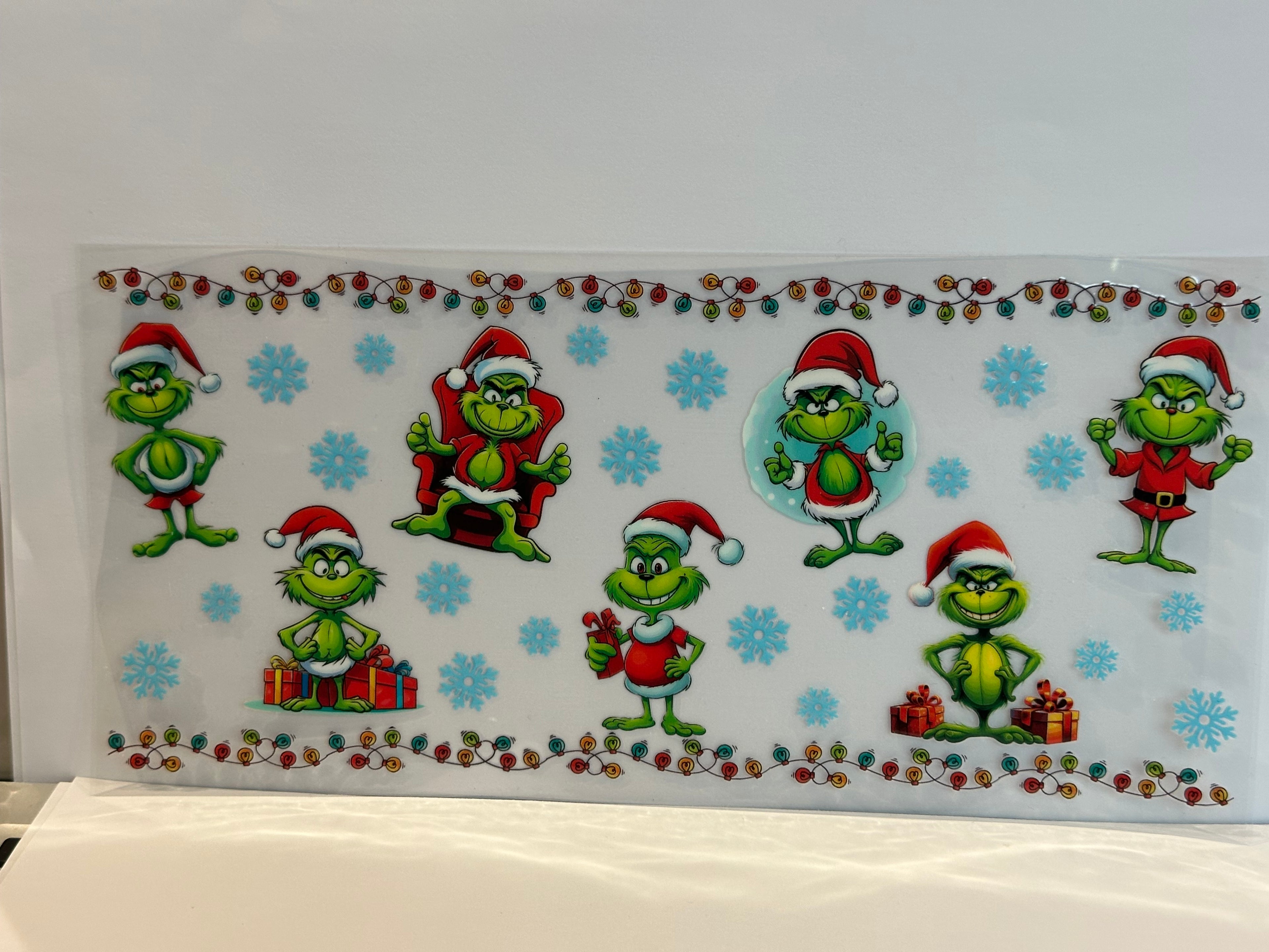 Grinch Christmas 16 oz Wrap