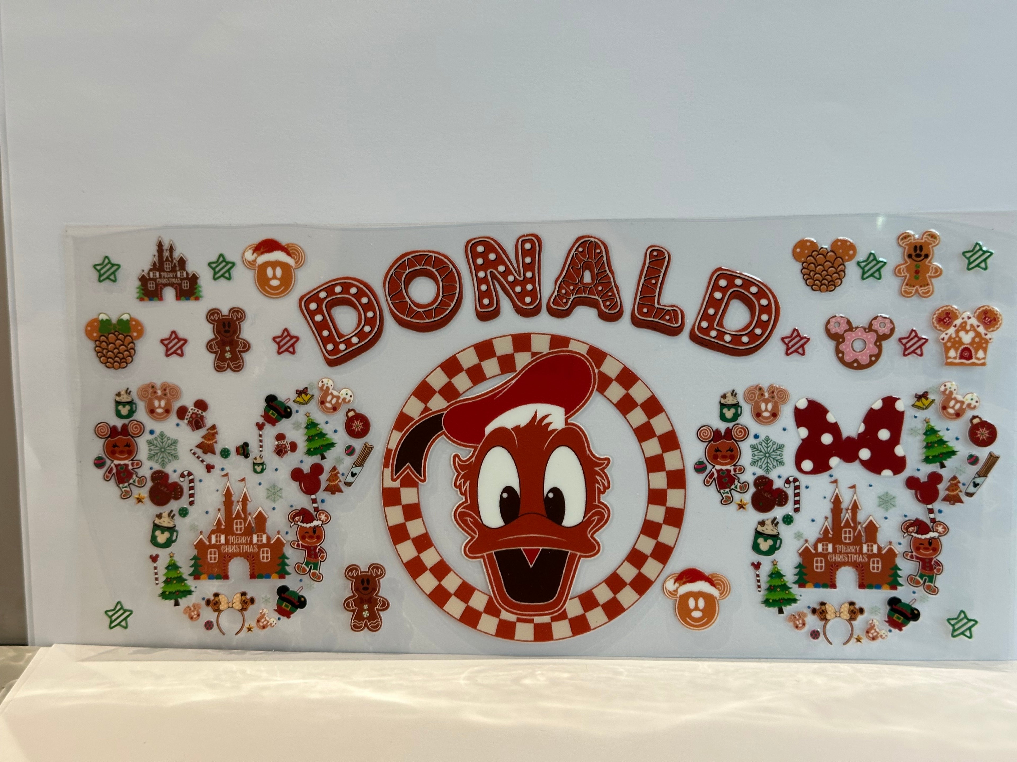 Donald Christmas 16 oz Wrap