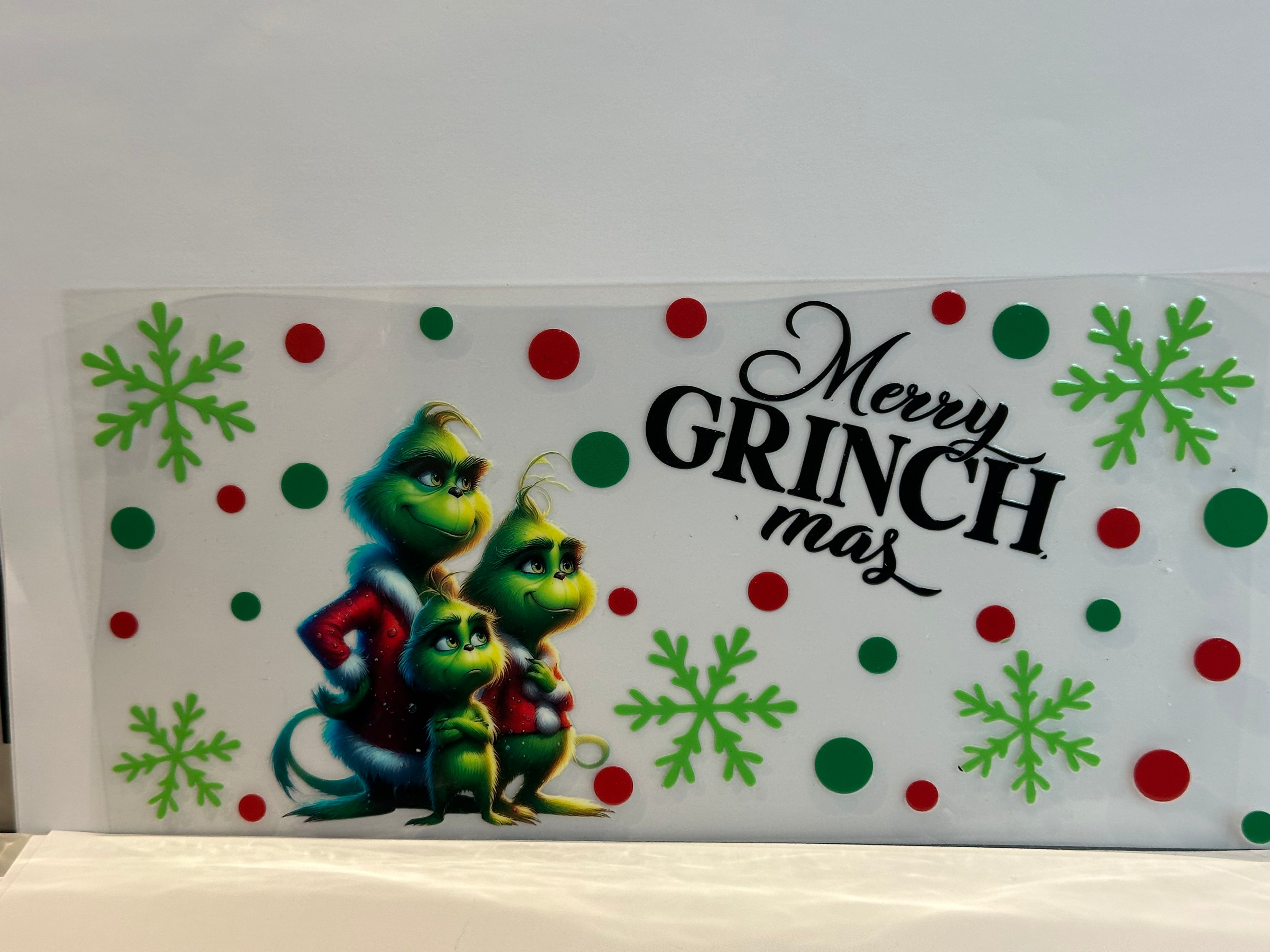 Grinch Christmas 16 oz Wrap