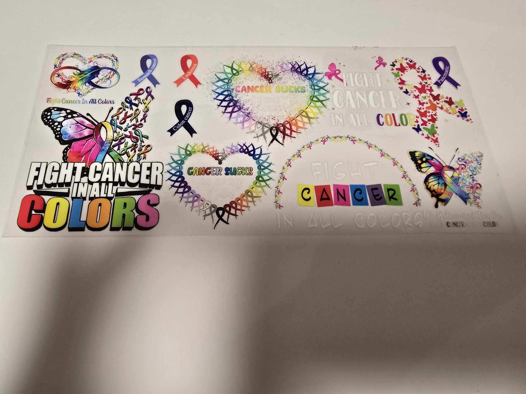 Cancer Awareness 16oz Wrap