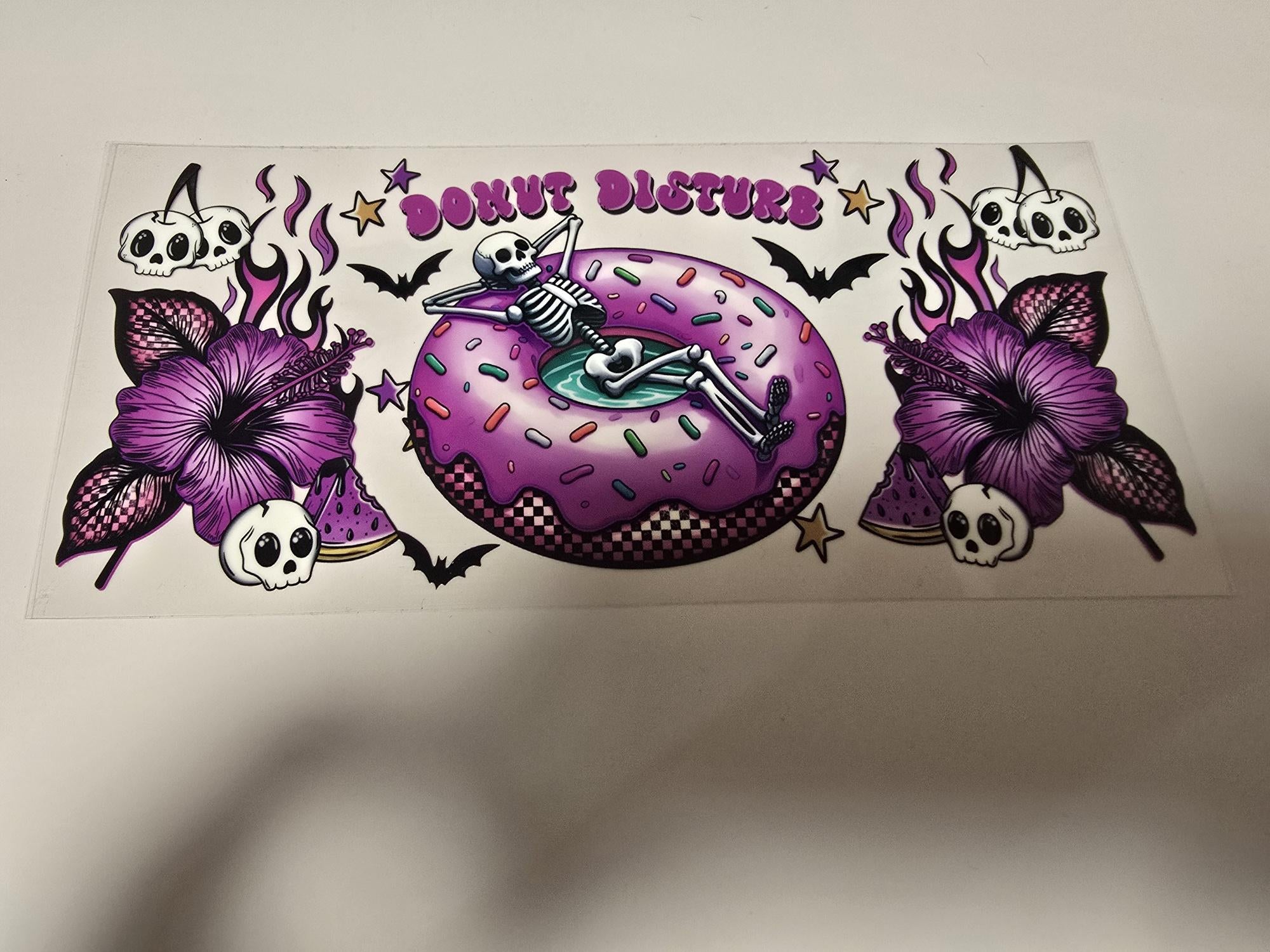 Donut Disturb 16oz Wrap