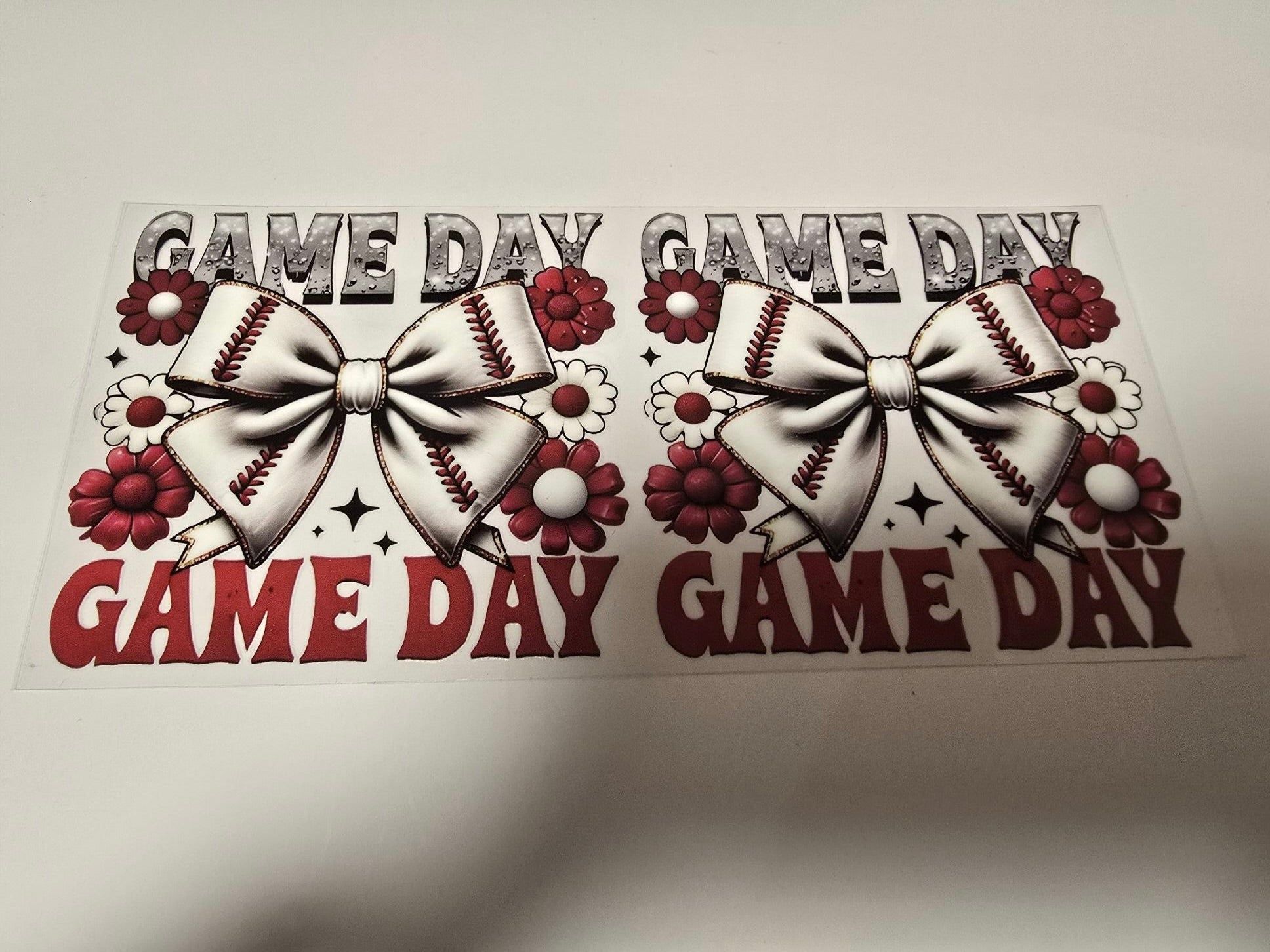 Baseball "GAME DAY" 16oz Wrap