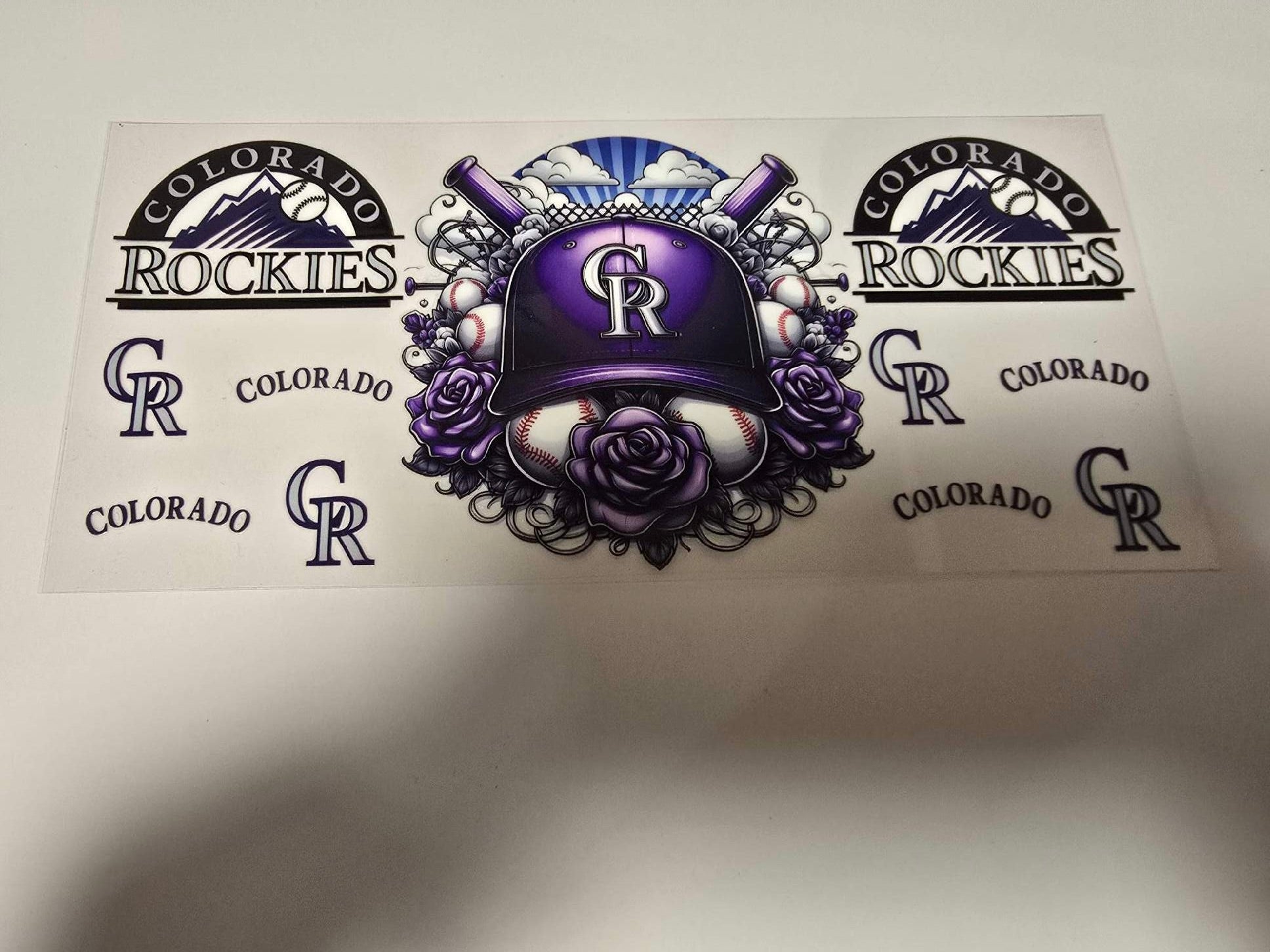 Baseball Colorado Rockies 16oz Wrap