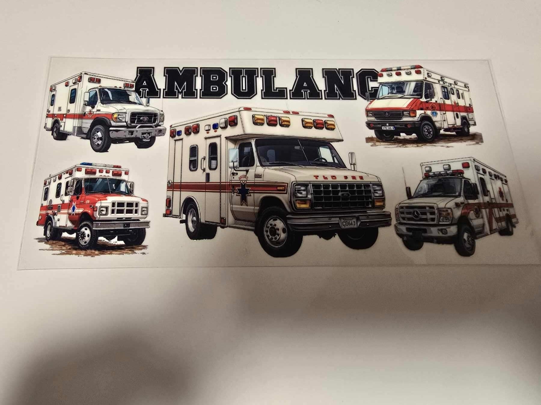 Ambulance 16oz Wrap