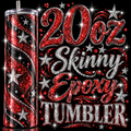 20oz Skinny Epoxy Tumbler Stainless Steel
