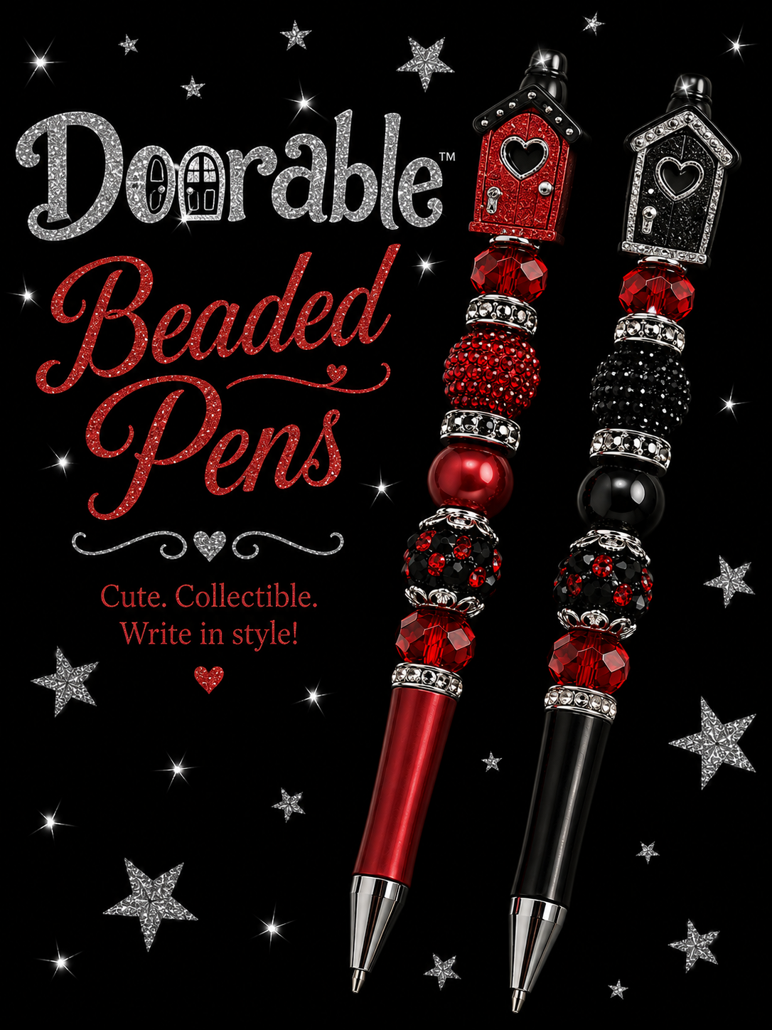 Doorable Beaded Pens