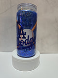 20oz Dry Glitter,  Baseball, Snowglobe cup