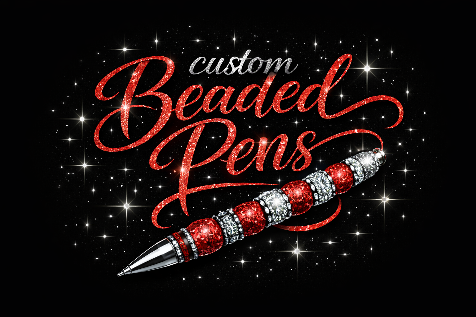 Custom Beaded Pens