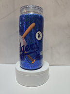 20oz Dry Glitter,  Baseball, Snowglobe cup